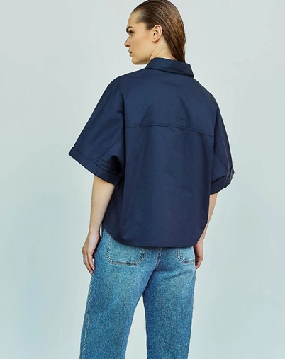 Quin Batsleeve Skjorte - WITHBLACK